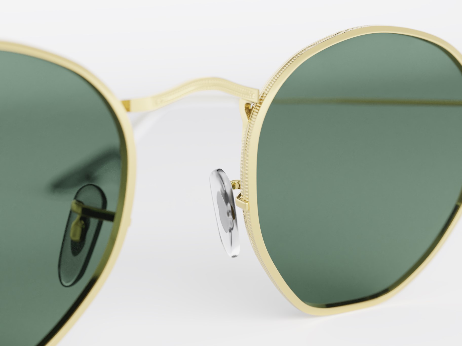 Glasses front close up slightly tilted right